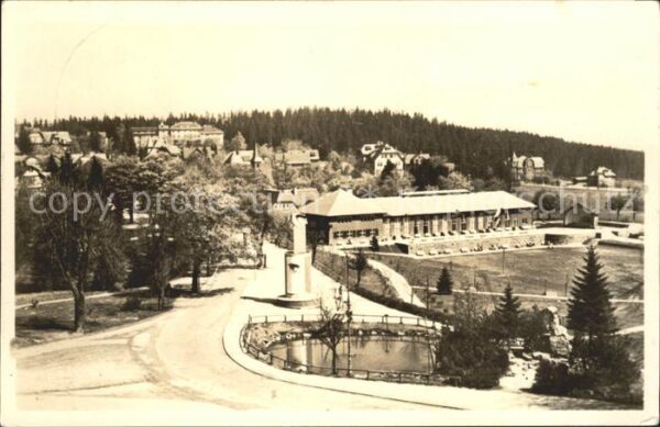 Oberhof Thueringen Blick vom Ernst Thälmann Haus