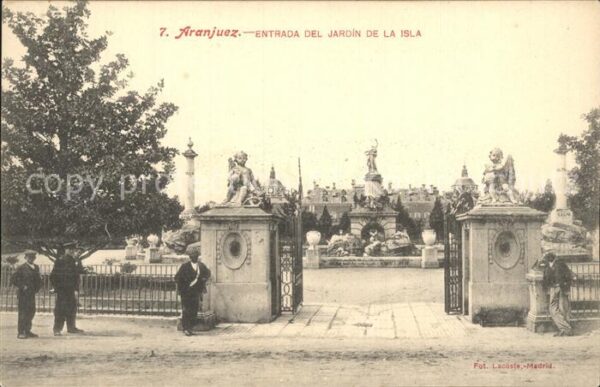 Aranjuez Entrada del Jardin de la Isla