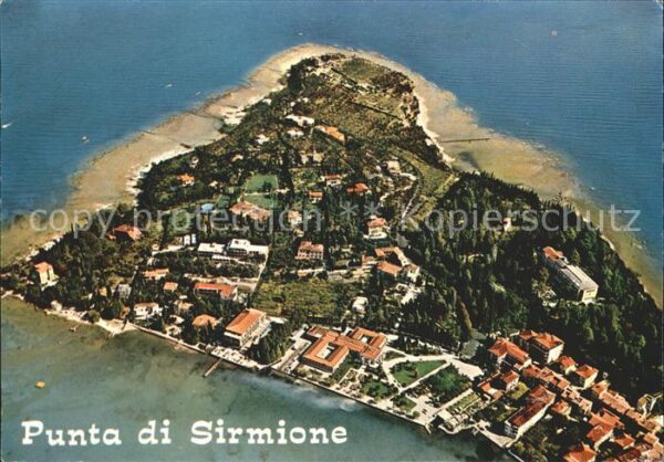 Sirmione Lago di Garda Penisola di Sirmione Veduta aerea