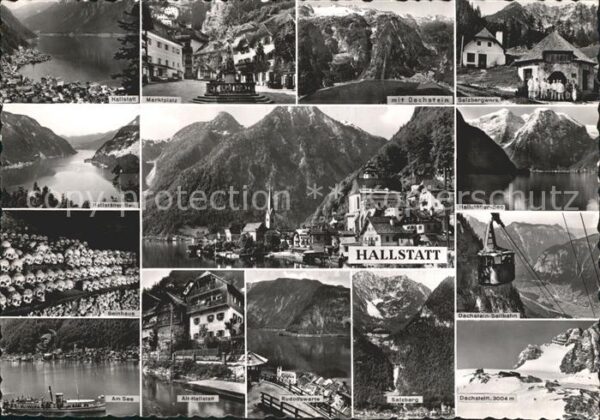 Hallstatt Austria Marktplatz Dachstein Salzbergwerk Halls