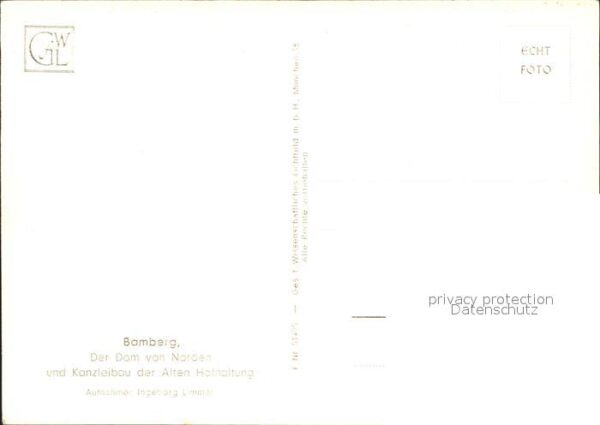 Bamberg Dom und Kanzleibau der Alten Hofhaltung – Bild 2