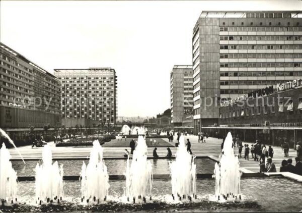 Dresden Interhotels Prager Strasse Wasserspiele