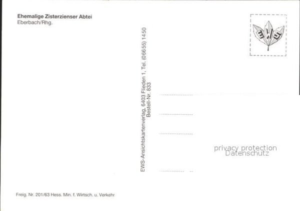 Eberbach Rheingau Ehem Zisterzienser Abtei – Bild 2