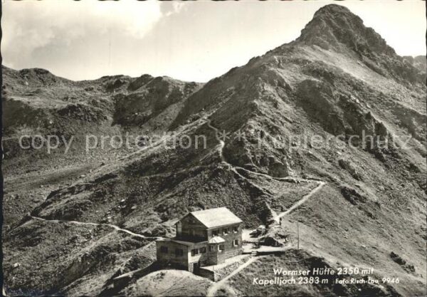 Schruns Vorarlberg Wormser Hütte mit Kapelljoch