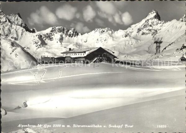 Tirol Region Alpenhaus Id Alpe Silvrettabahn und See