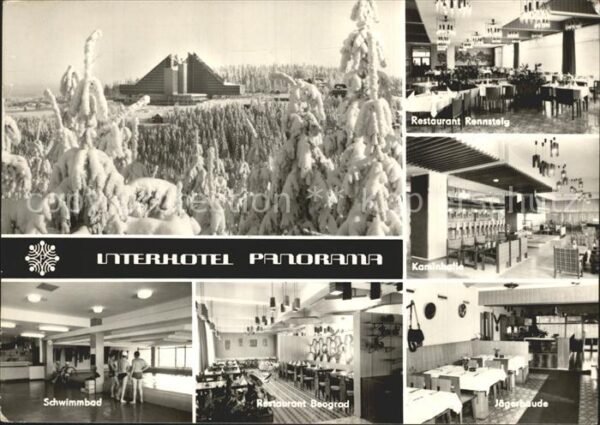 Oberhof Thueringen Interhotel Panorama Restaurant Rennstei