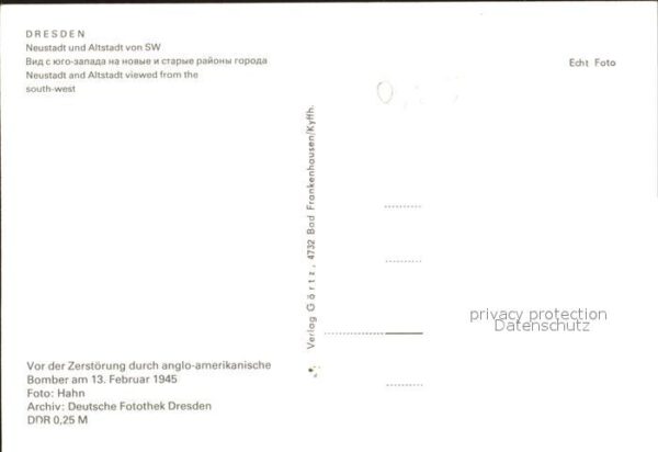 Dresden Neustadt und Altstadt Fliegeraufnahme – Bild 2