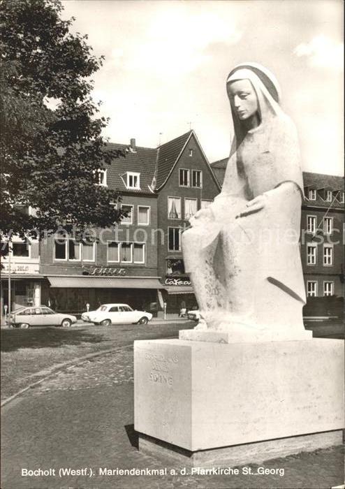Bocholt Westfalen Mariendenkmal an der Pfarrkirche St Geo