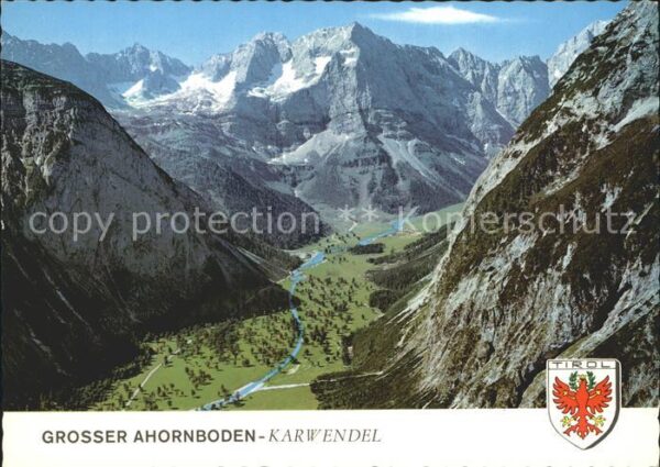 Ahornboden Karwendelgebirge mit Eiskarl und Spritz