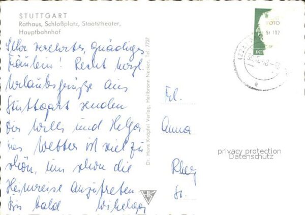 Stuttgart Rathaus Schlossplatz Staatstheater Haup – Bild 2