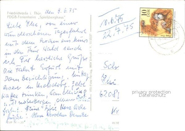 Friedrichroda FDGB Ferienheim Spiessberghaus – Bild 2
