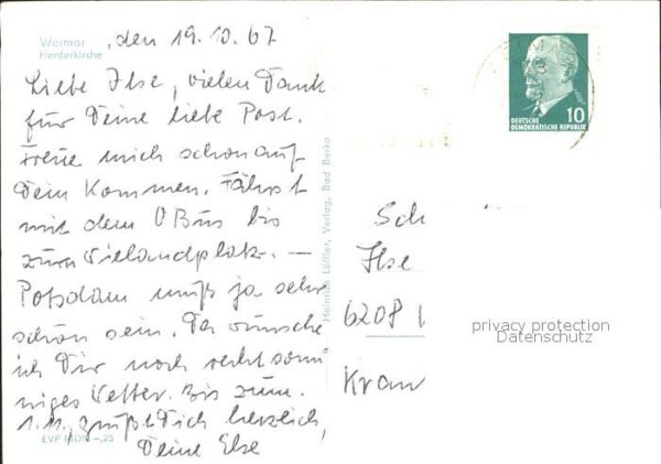 Weimar Thueringen Herderkirche – Bild 2
