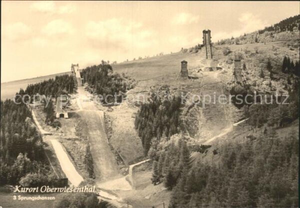 Oberwiesenthal Erzgebirge Sprungschanzen