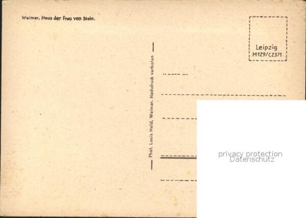 Weimar Thueringen Haus der Frau von Stein – Bild 2