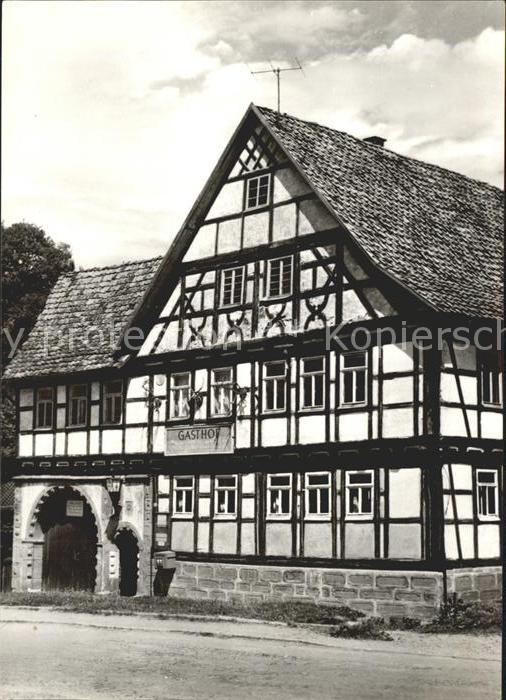 Suhl Thueringer Wald Gasthof Zum goldenen Hirsch Suhler Neun