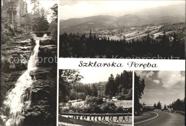 Szklarska Poreba Wodospad kamienczyka Widok z Zakretu Sm
