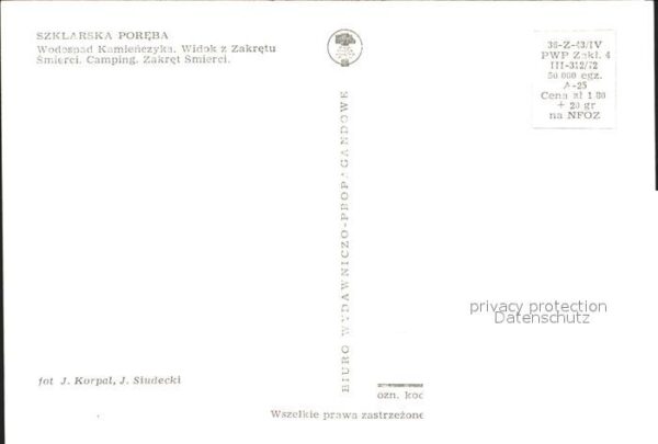 Szklarska Poreba Wodospad kamienczyka Widok z Zakretu Sm – Bild 2