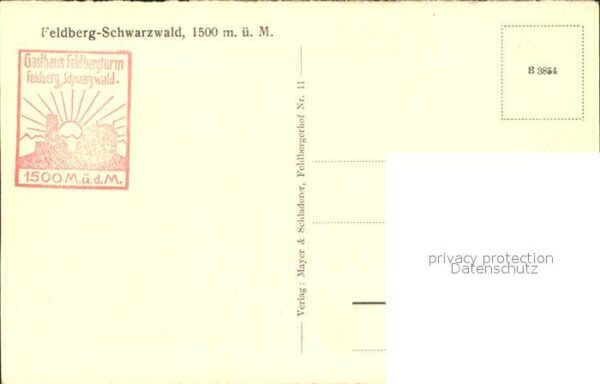 Feldberg Schwarzwald Bismarckdenkmal – Bild 2