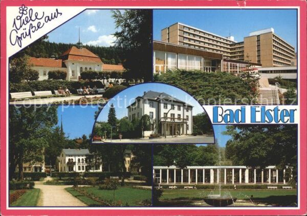 Bad Elster Badehaus Vogtlandklinik Rathaus Rosenga