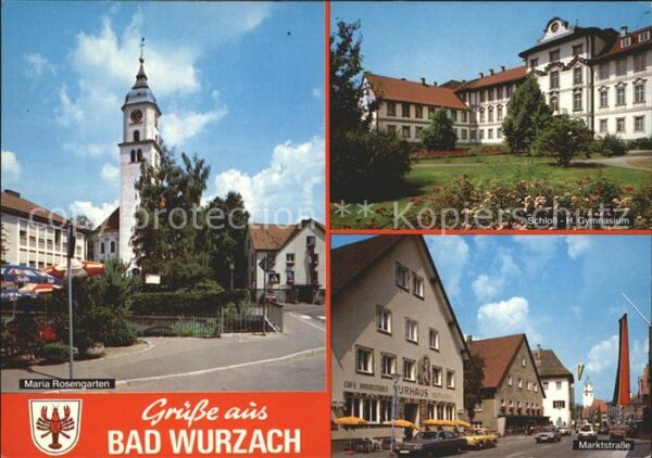 Bad Wurzach Maria Rosengarten Kirche Schloss Gymnas