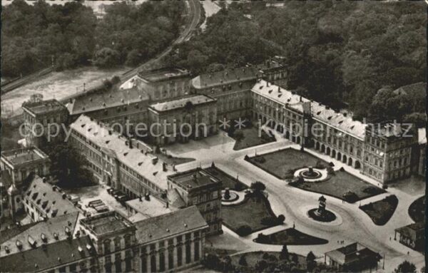 Mannheim Schloss Fliegeraufnahme