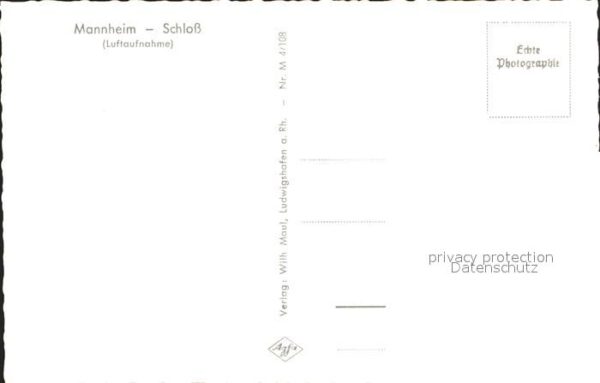 Mannheim Schloss Fliegeraufnahme – Bild 2