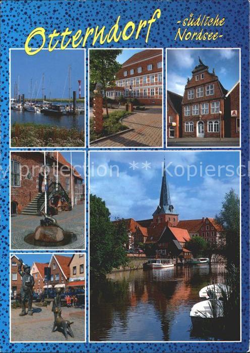 Otterndorf Niederelbe Hafen Rathaus Kirche Denkmal De Utröper
