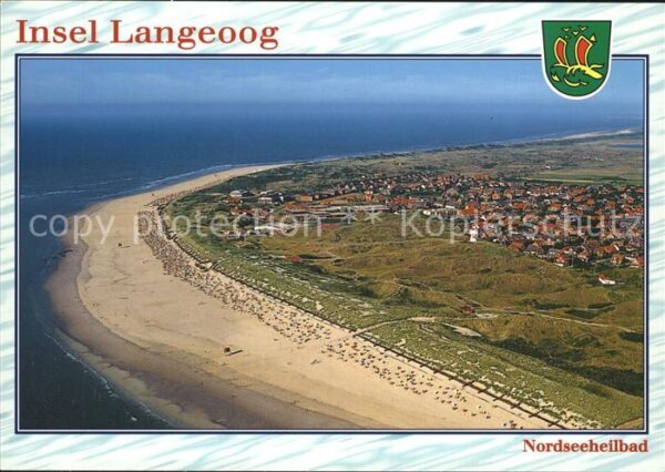 Langeoog Nordseebad Fliegeraufnahme Nordseeinsel
