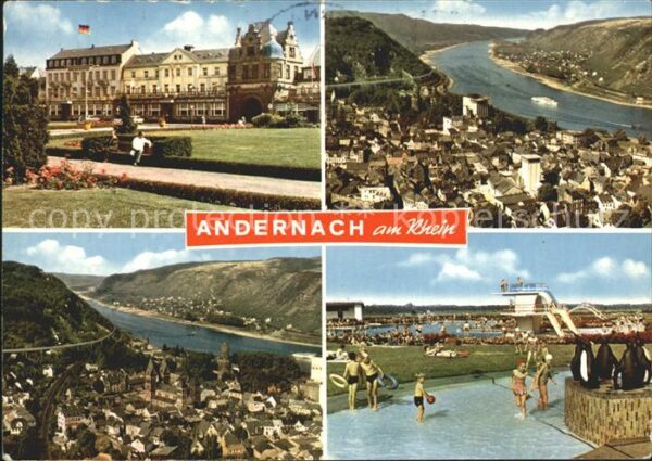 Andernach Hotel Rhein Panorama Freibad