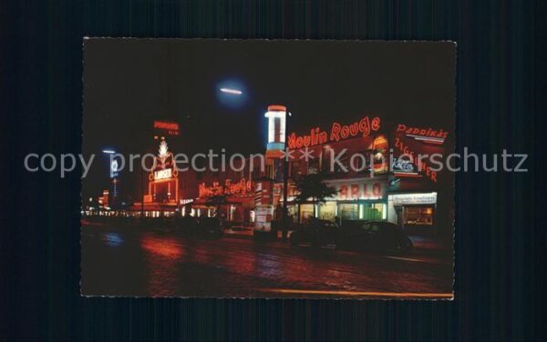 Hamburg St Pauli Reeperbahn