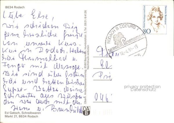 Rodach Coburg Rathaus Marktplatz Jagdschloss Schwimmb – Bild 2