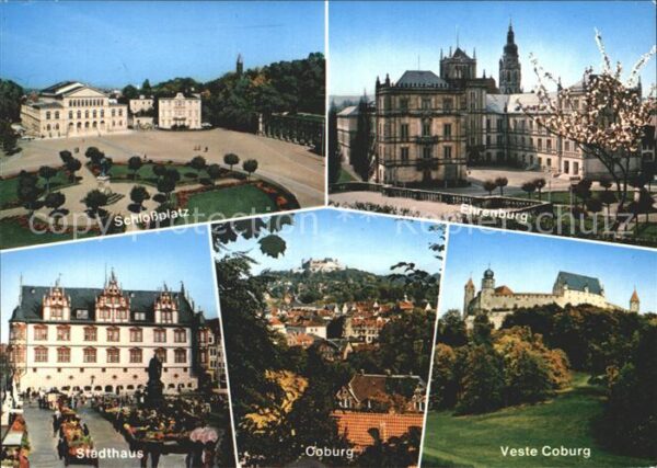 Coburg Schlossplatz Ehrenburg Veste Stadthaus
