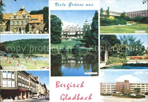 Bergisch Gladbach Rathaus Freibad Hauptstrasse Haus Lerba