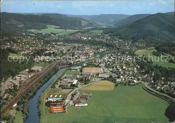 Plettenberg Blick ins Lennetal Eiringhausen Eschens