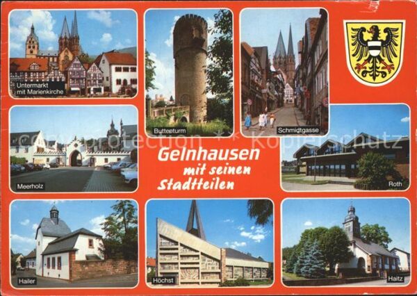 Gelnhausen und Stadtteile Untermarkt Marienkirche