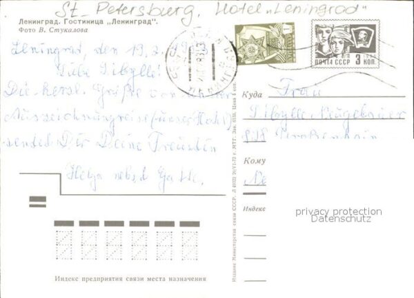 St Petersburg Leningrad Hotel Leningrad – Bild 2