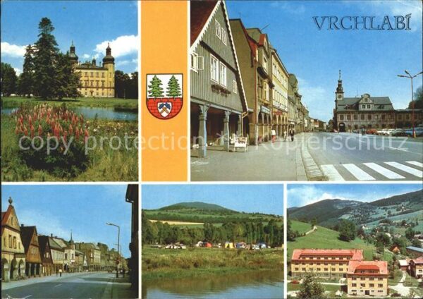 Vrchlabi Schloss Strassenpartie Camping Freizeit