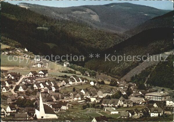 Willingen Sauerland Panorama Heilklimatischer Kurort und Wi