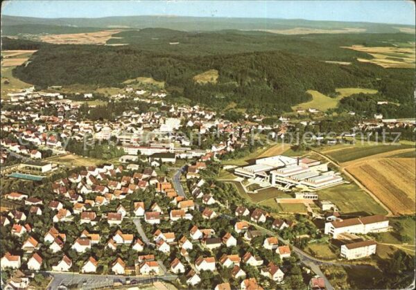 Gladenbach Luft und Kneippkurort Fliegeraufnahme