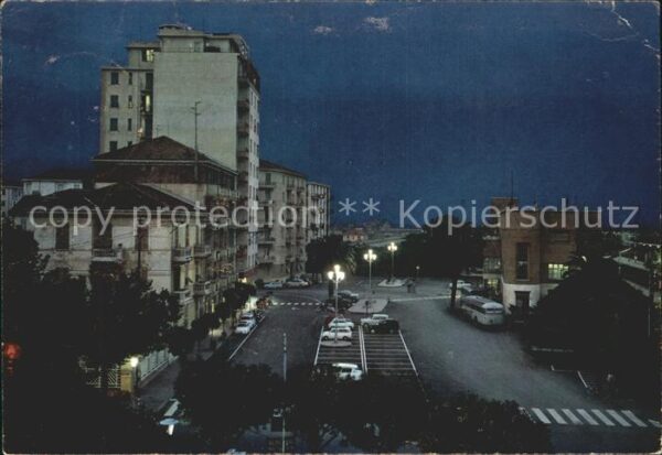 Albenga Notturno di Piazza Matteotti