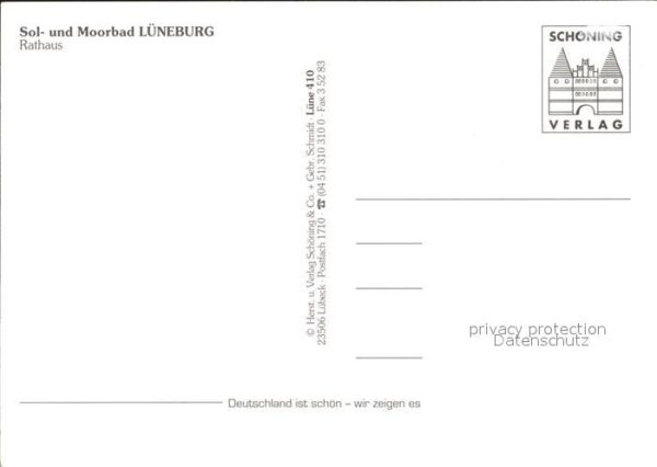 Lueneburg Rathaus Solbad Moorbad – Bild 2