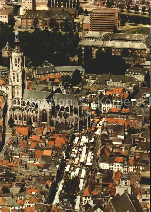 Breda Noord-Brabant Centrum in vogelvlucht achtergrond KMA