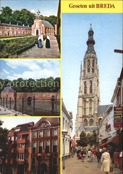 Breda Noord-Brabant Kerk Kastell Kirche Schloss Fussgängerz