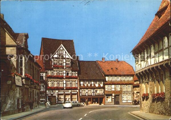 Bad Gandersheim Marktplatz Fachwerkhäuser