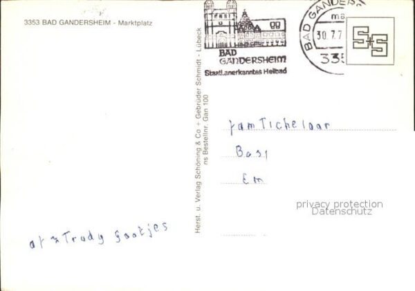 Bad Gandersheim Marktplatz Fachwerkhäuser – Bild 2