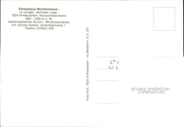Hinterzarten Ferienhaus Herchenmoos Schwarzwald – Bild 2