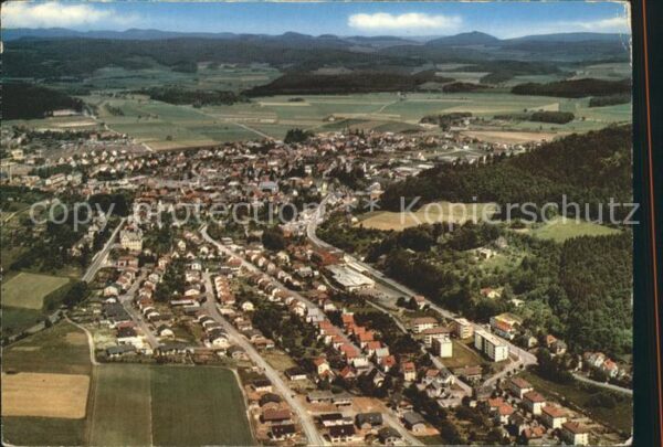 Gladenbach Luft und Kneippkurort Fliegeraufnahme