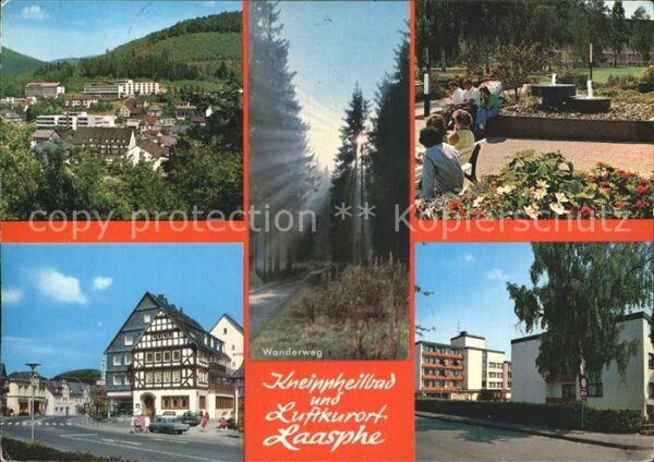 Laasphe Bad Teilansichten Kneippheilbad Park Luftku