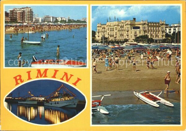 Rimini Strand Hotel Hafen Fähre