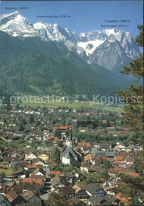 Garmisch-Partenkirchen gegen Wettersteingebirge